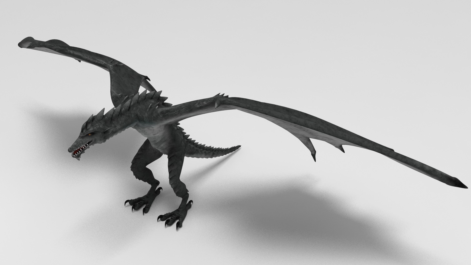 Dragon 01 3D model_3