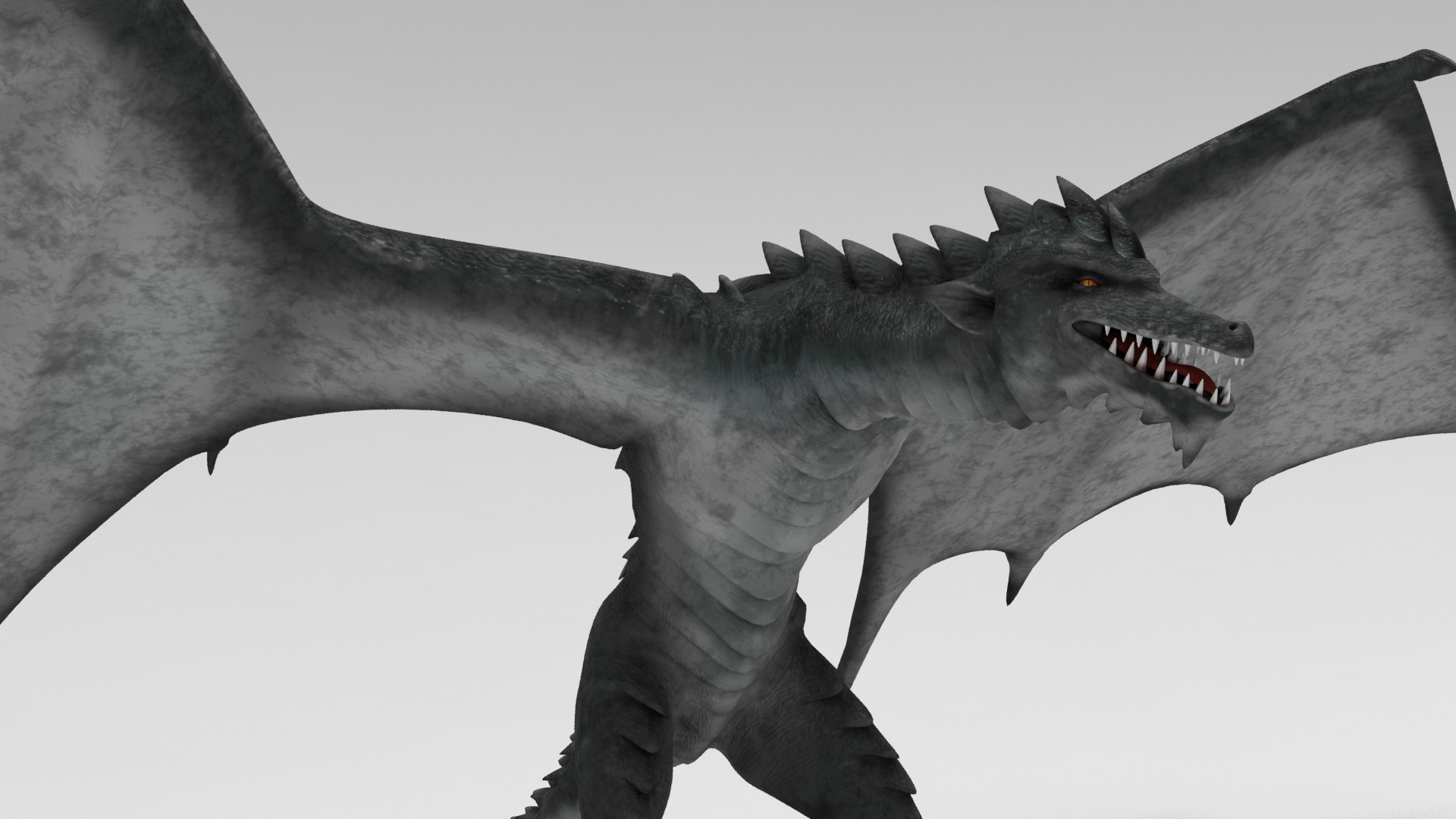 Dragon 01 3D model_2