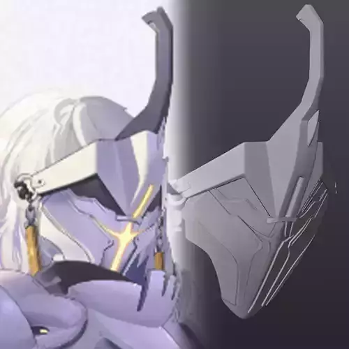 Snow White - White Knight Mask - Nikke Goddess of Victory