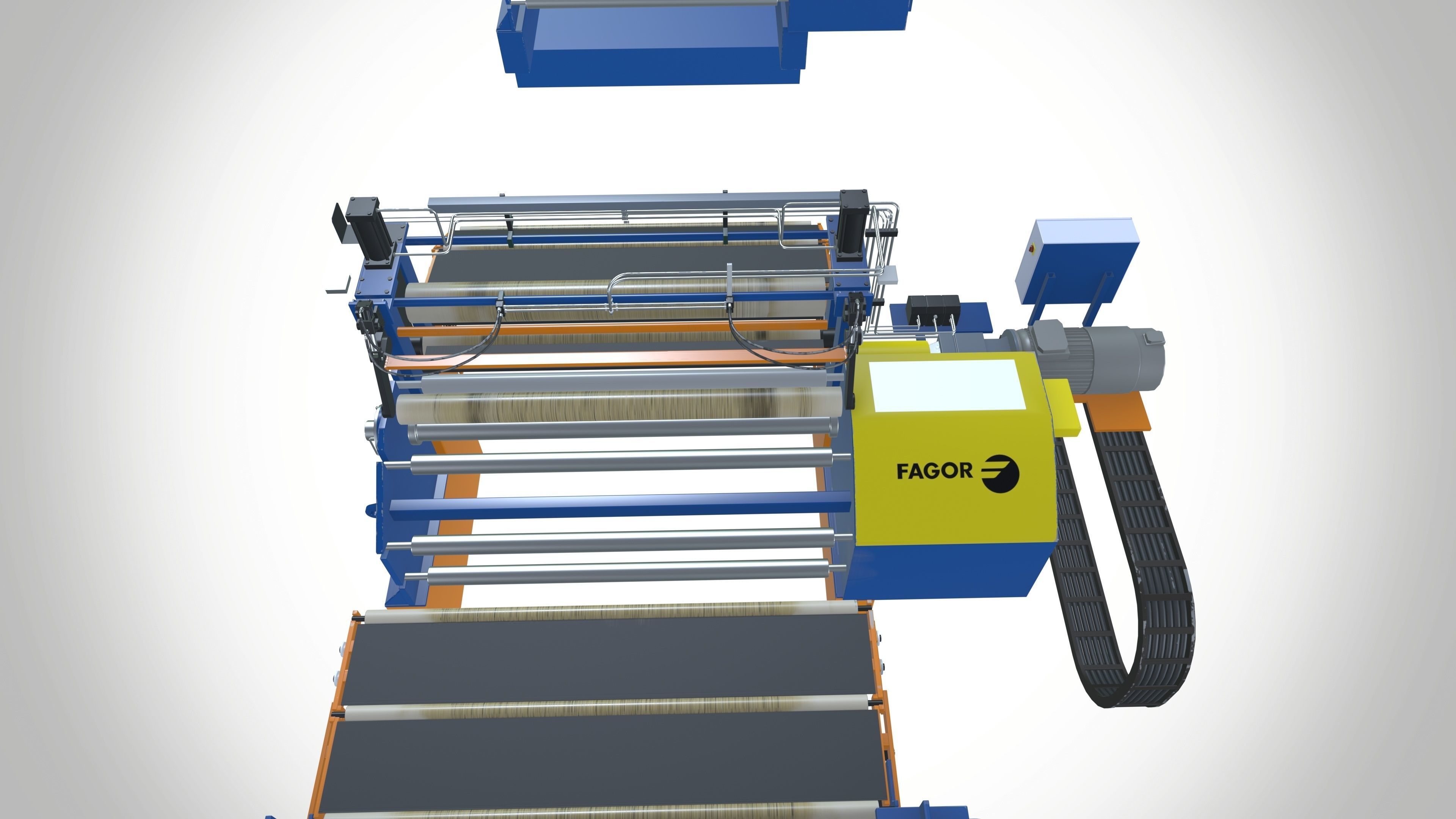 Fagor Metal Coil Slitting Line 3D model_5