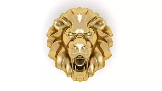 Hip-hop Men Fashion Lion Ring 3d Printable Model