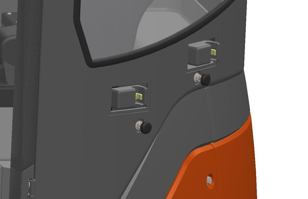 Mini excavator Hitachi Zaxis ZX27U-2 - Simple package version 3D model_12