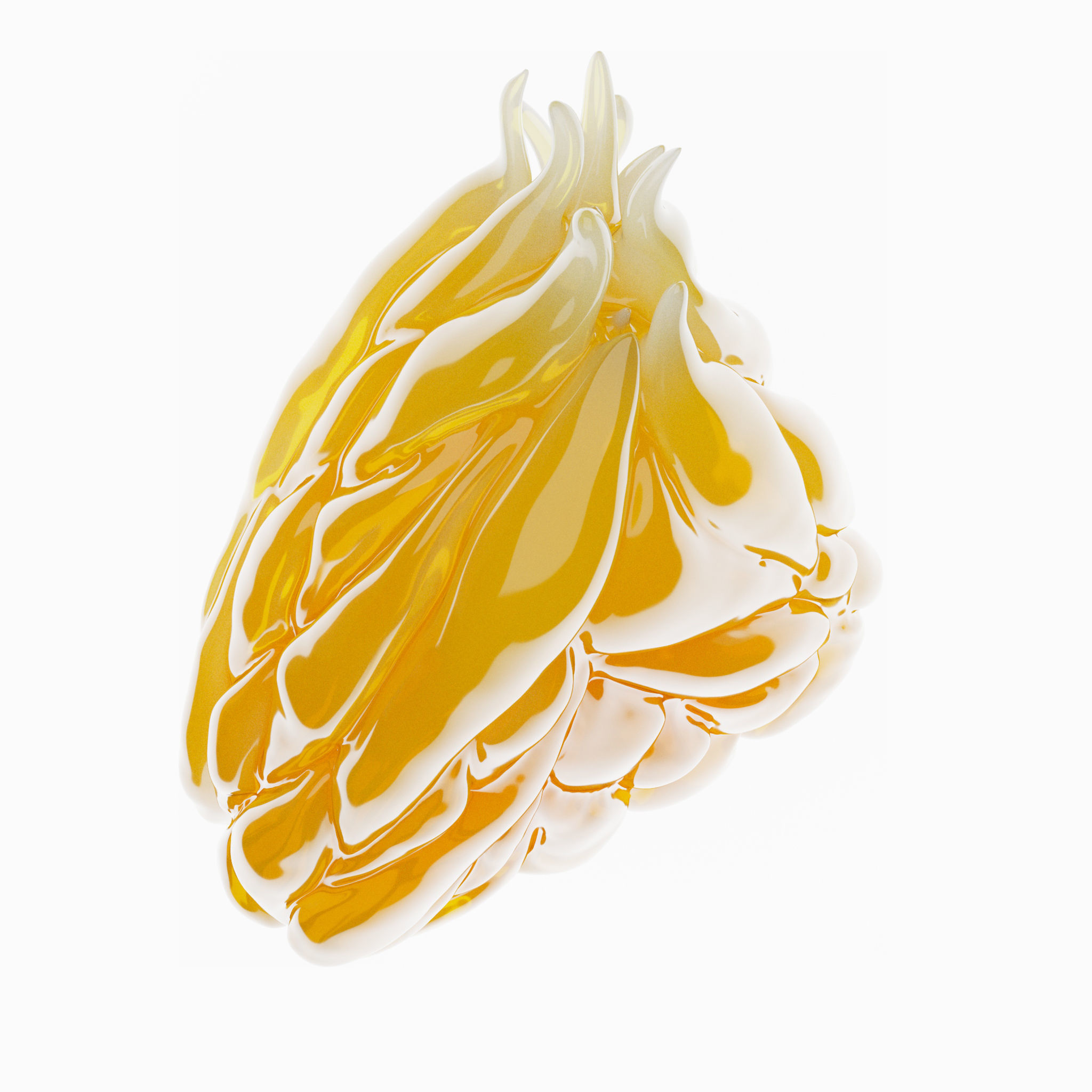 High-Quality 3D Orange Pulp 3D model_1