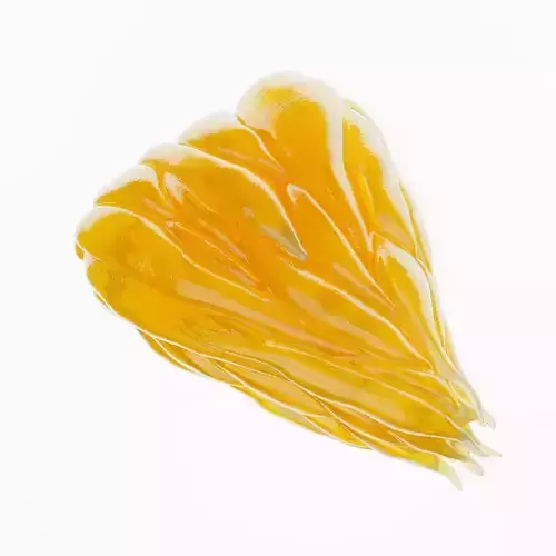 High-Quality 3D Orange Pulp