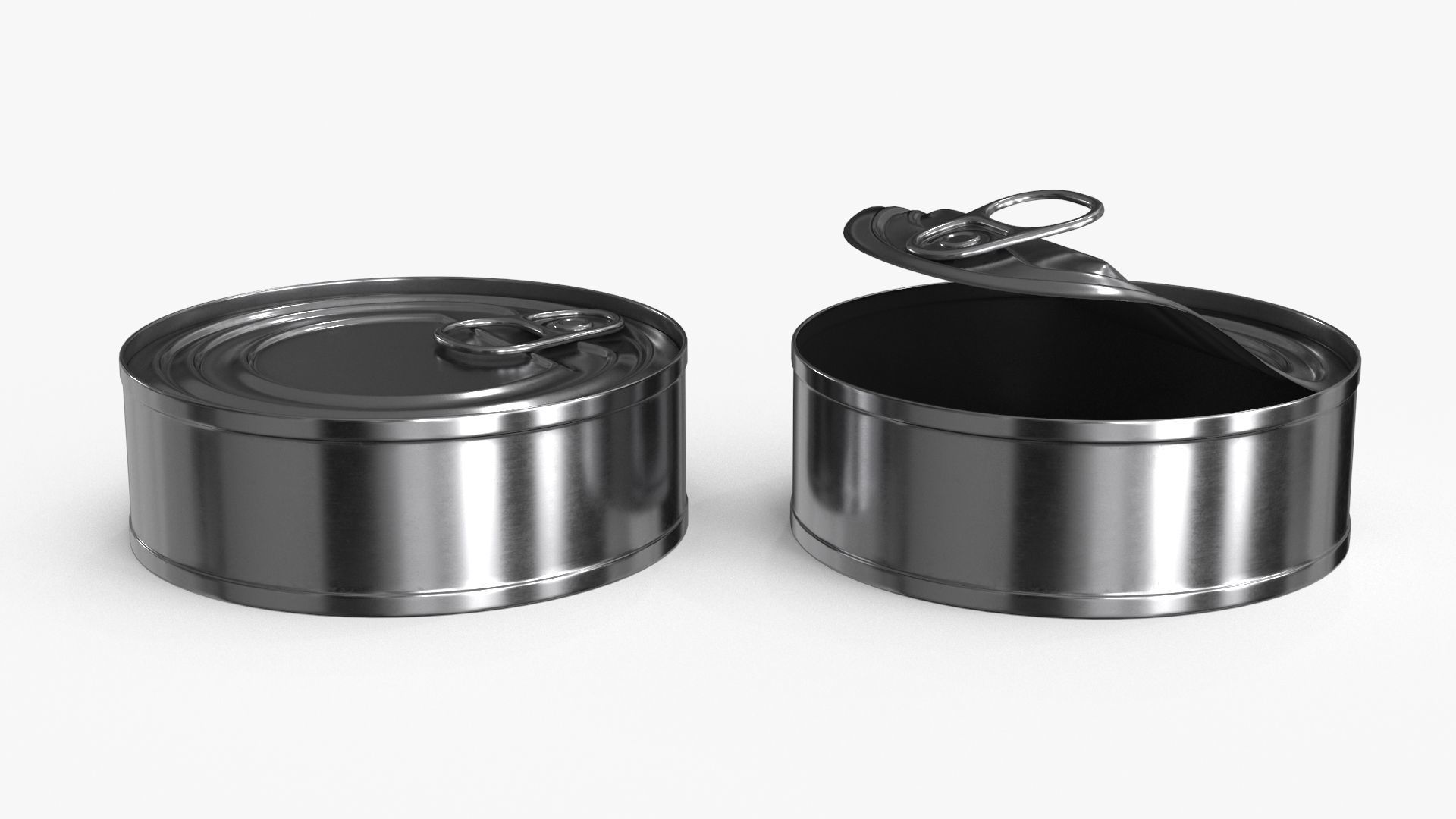 Tin Can v3 Low-poly 3D model_6