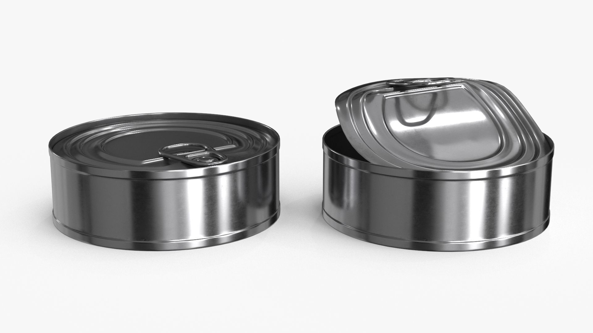 Tin Can v3 Low-poly 3D model_11