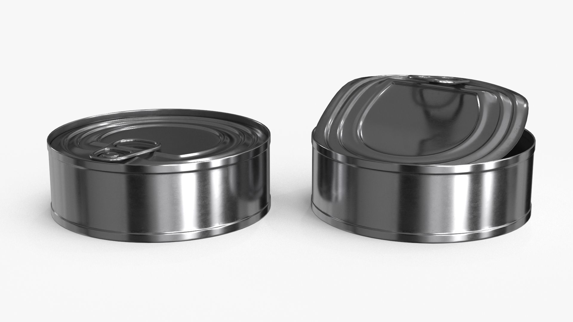 Tin Can v3 Low-poly 3D model_10
