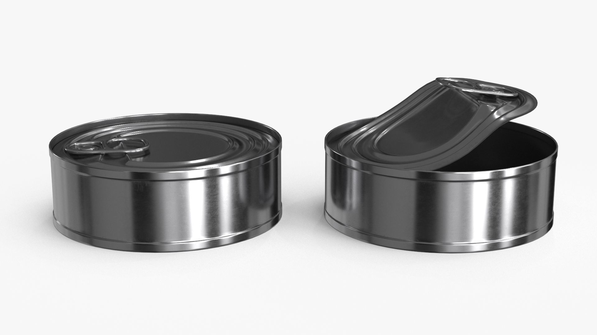 Tin Can v3 Low-poly 3D model_9