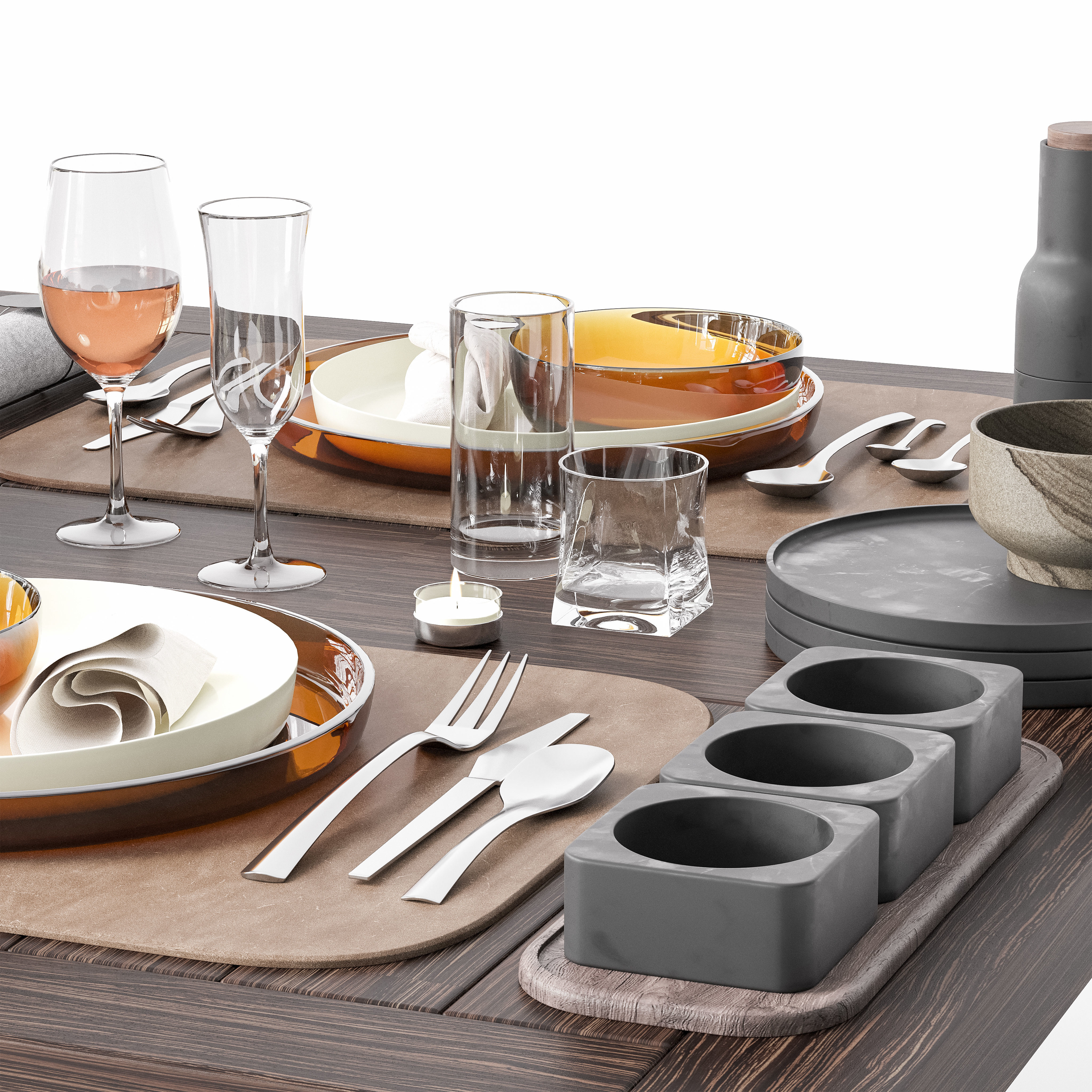 Tableware 09 3D model_1