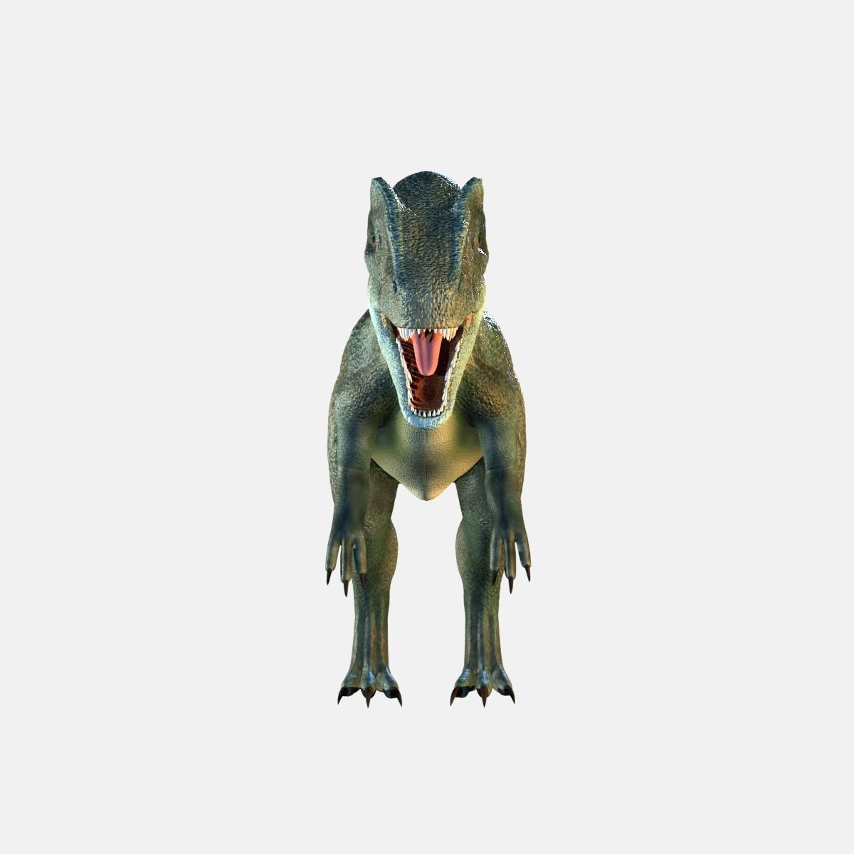Allosaurus Dinosaur 3D model_3