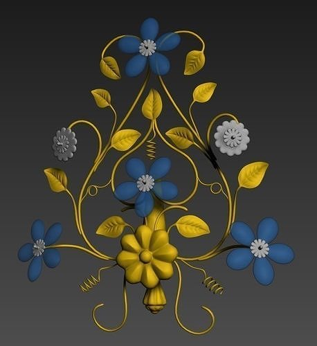 vintage wall lamp 6 Low-poly 3D model