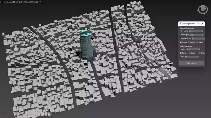 BuildingBlocks for 3dsMax tools 3D model