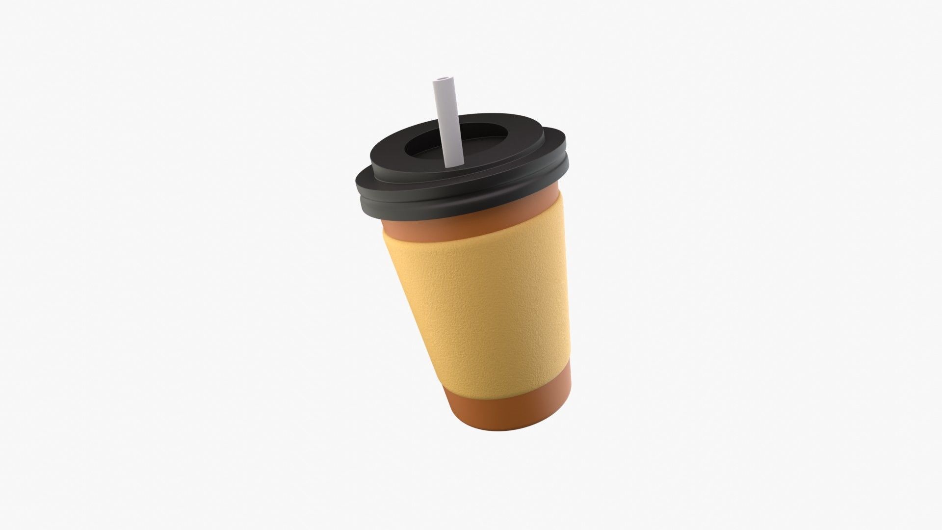 Coffee Glass 3D model_4