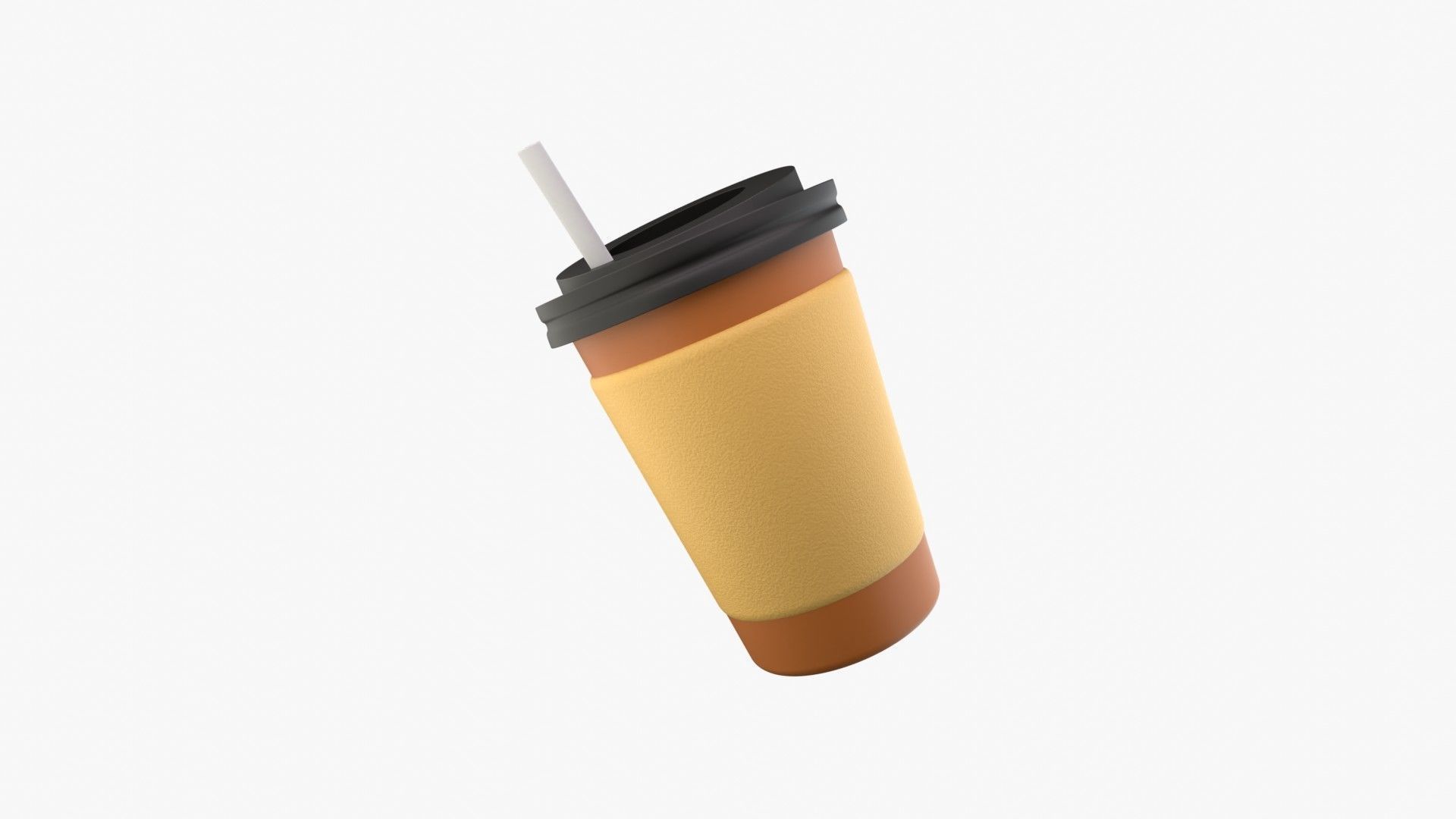 Coffee Glass 3D model_6