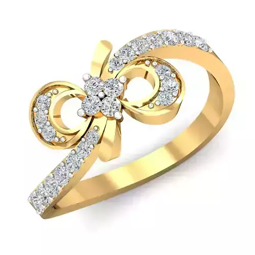 Butterfly Fantasy Ring 3D print model