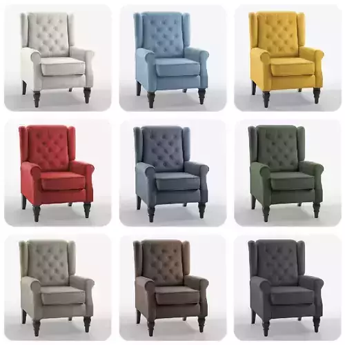 HOMCOM Retro Accent Chair