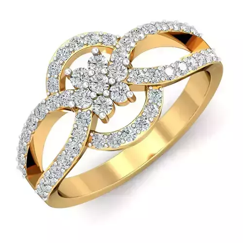 Solitaire Diamond Ring from White Mountain