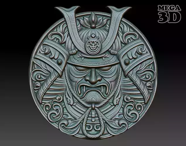 Samurai basrelief 09 240708