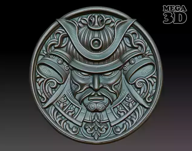 Samurai basrelief 05 240708