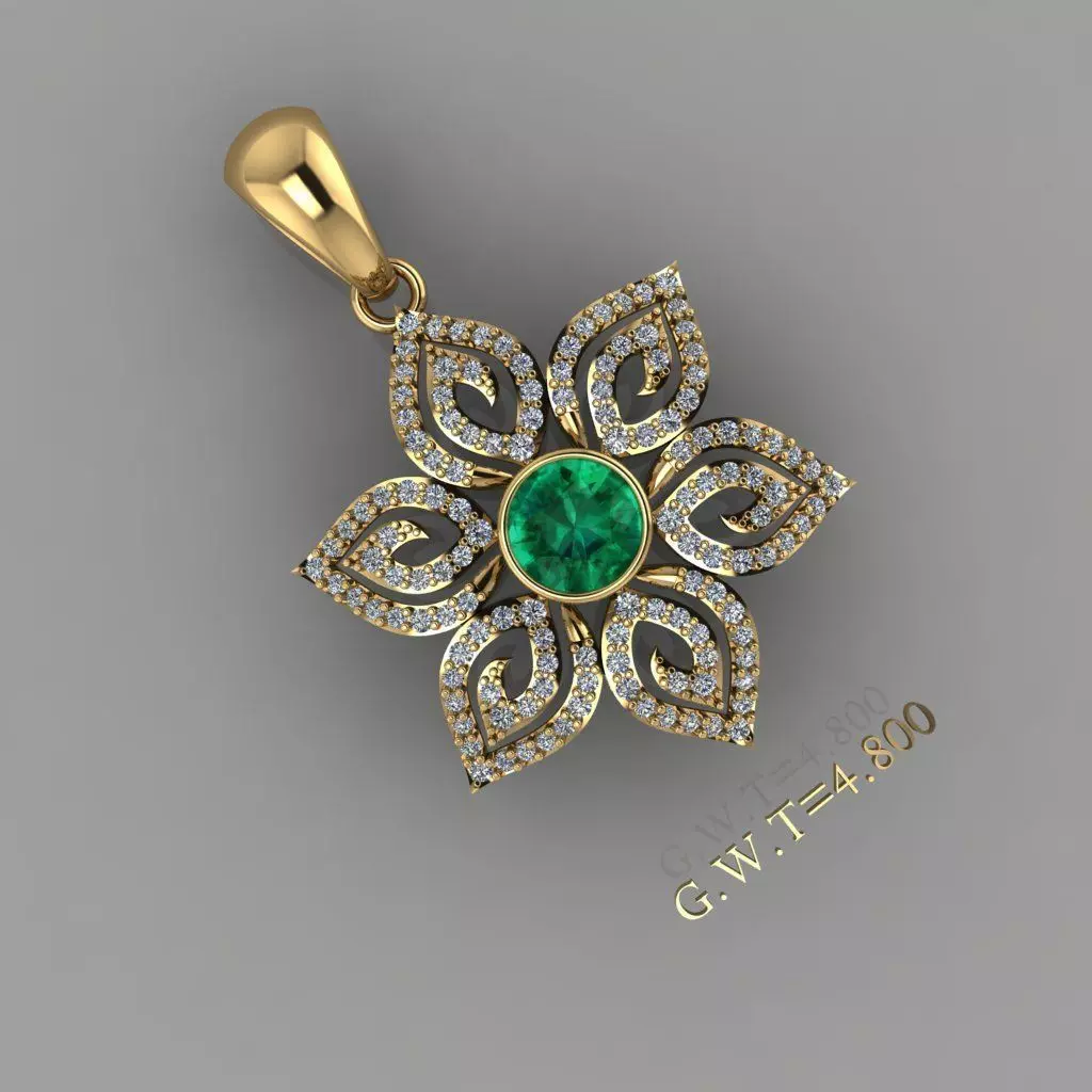 FASION PENDANT 3D model_0