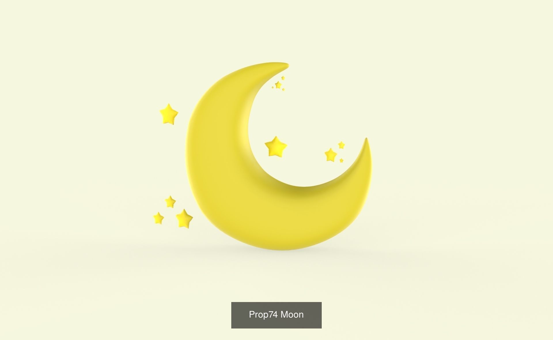 Cartoon Weather and  Rainbow Pack 1 3D Model Collection_2