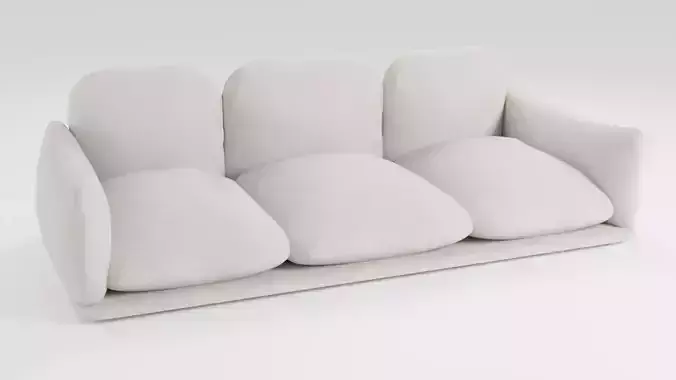 Cushion sofa in a modern elegant style