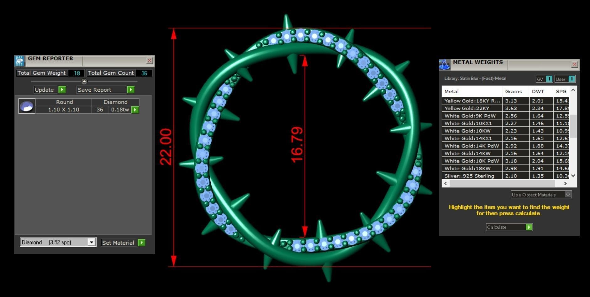 Crown Of Thorns Pendant                 3D print model_2
