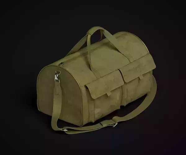 Travel Duffel Bag 3D Model