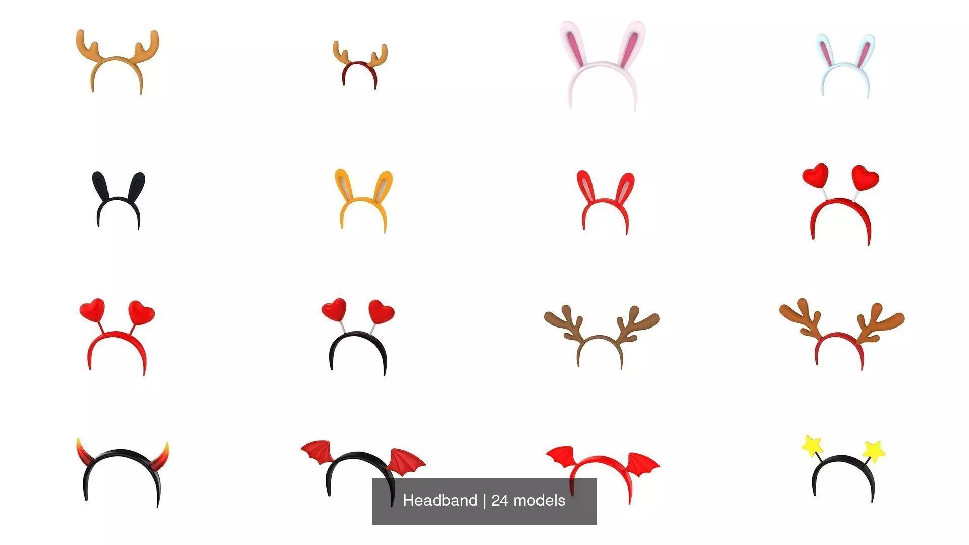 Headband 3D Model Collection_0