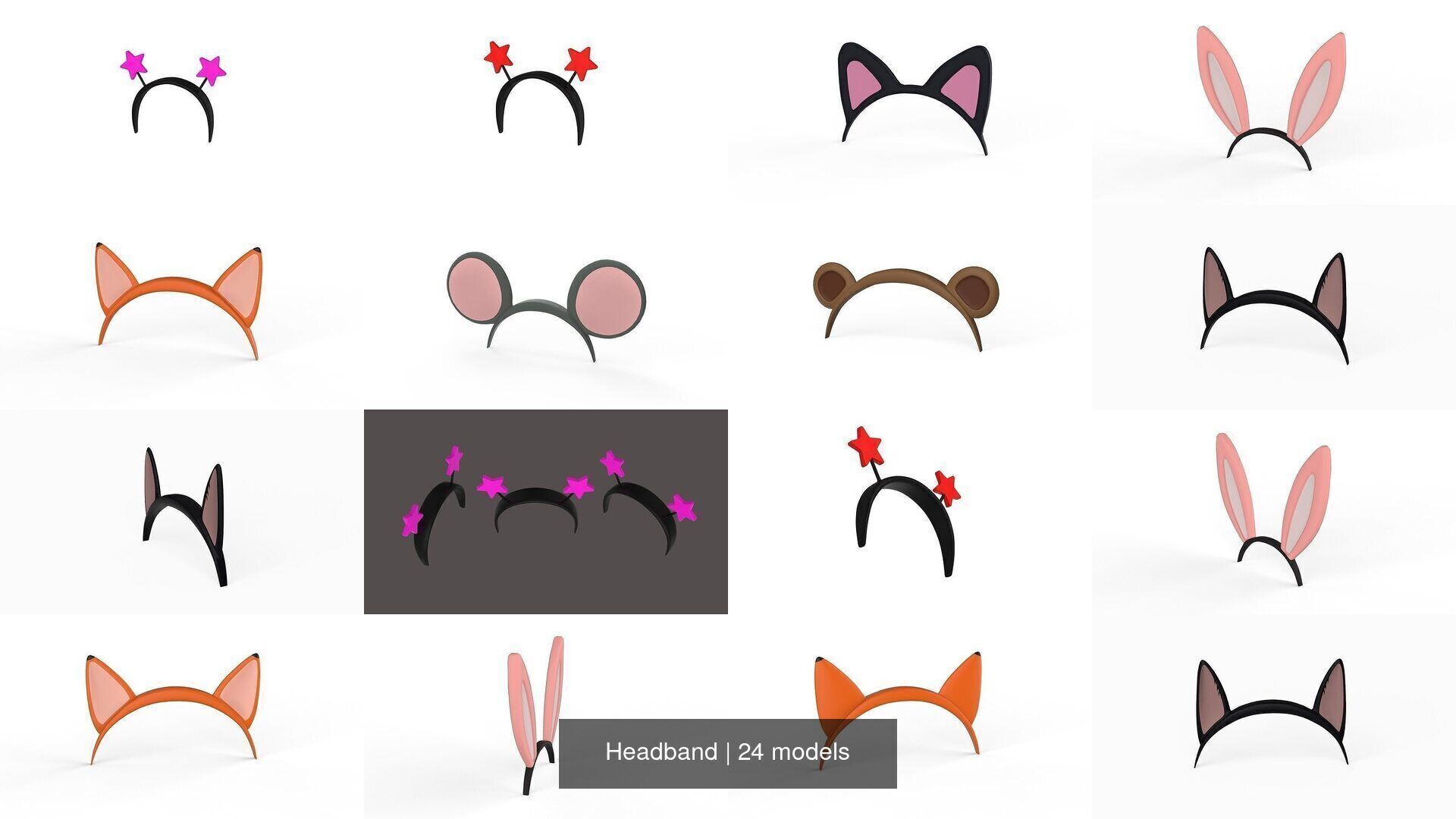 Headband 3D Model Collection_3