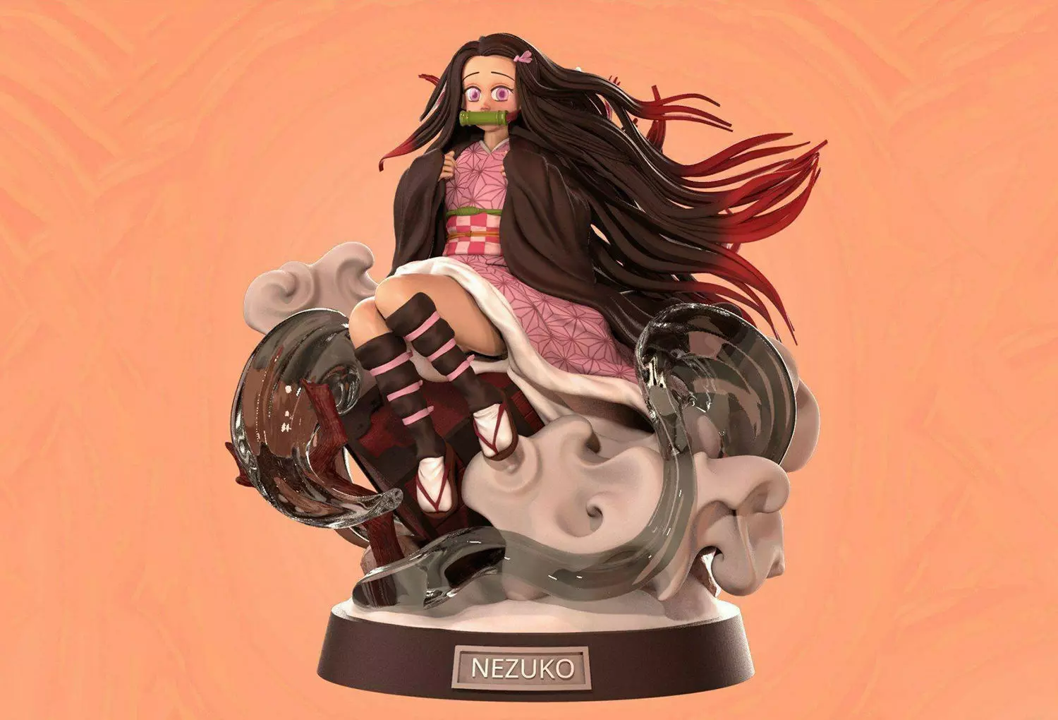 Demon Slayer Kamado Nezuko 3D Model Ready to Print 3D print model_0