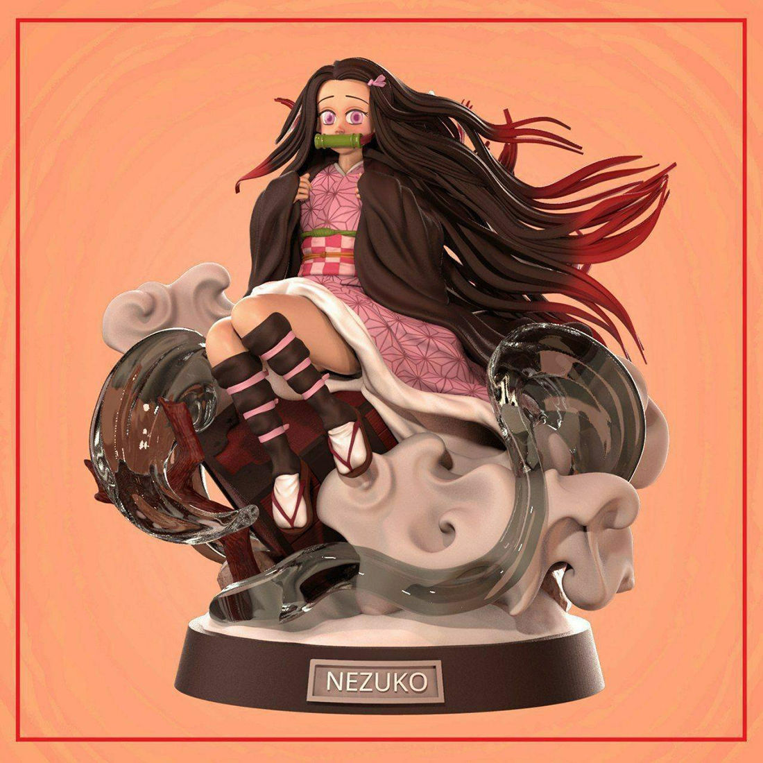 Demon Slayer Kamado Nezuko 3D Model Ready to Print 3D print model_3