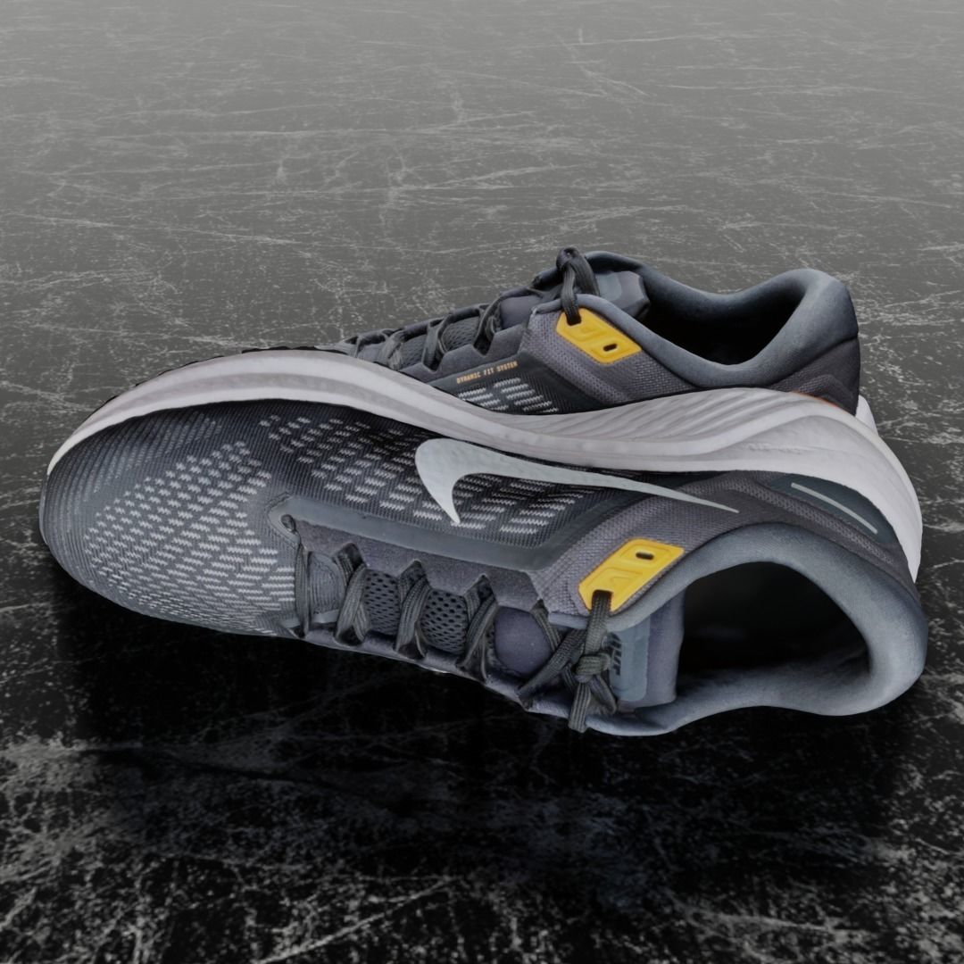NIKE AIR ZOOM STRUCTURE 24 3D SHOES 3D model_7