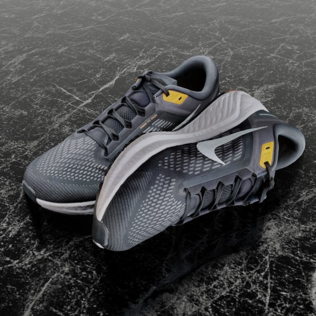 NIKE AIR ZOOM STRUCTURE 24 3D SHOES 3D model_1