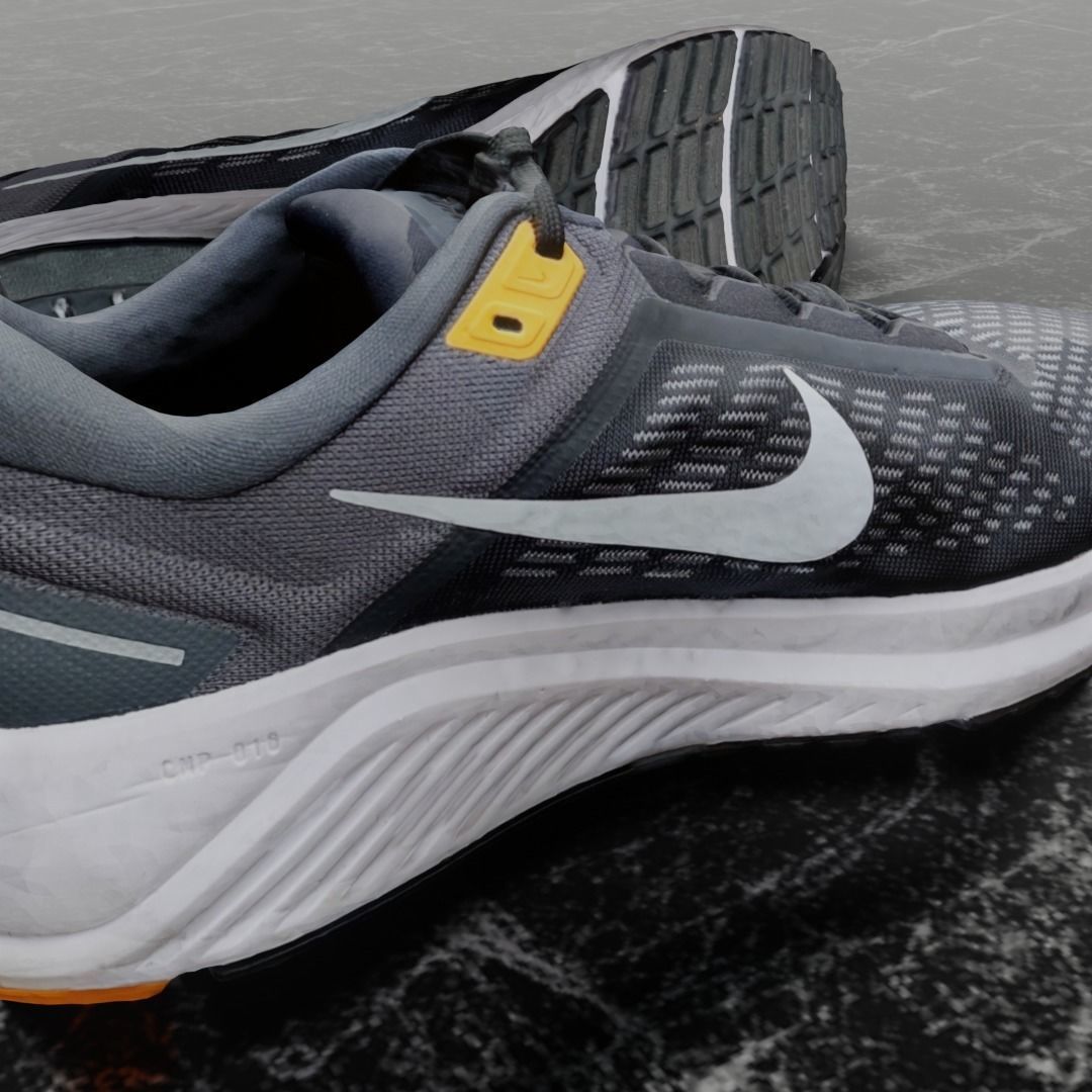 NIKE AIR ZOOM STRUCTURE 24 3D SHOES 3D model_9