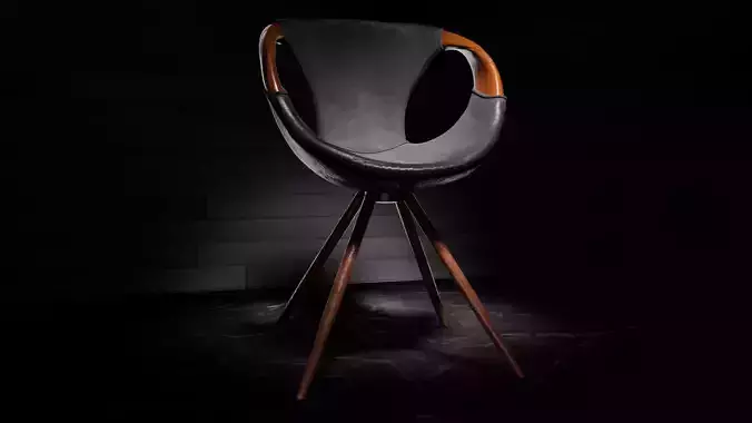Cliff Young chair-3D model