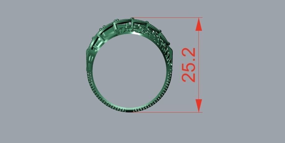rings 3D print model_2