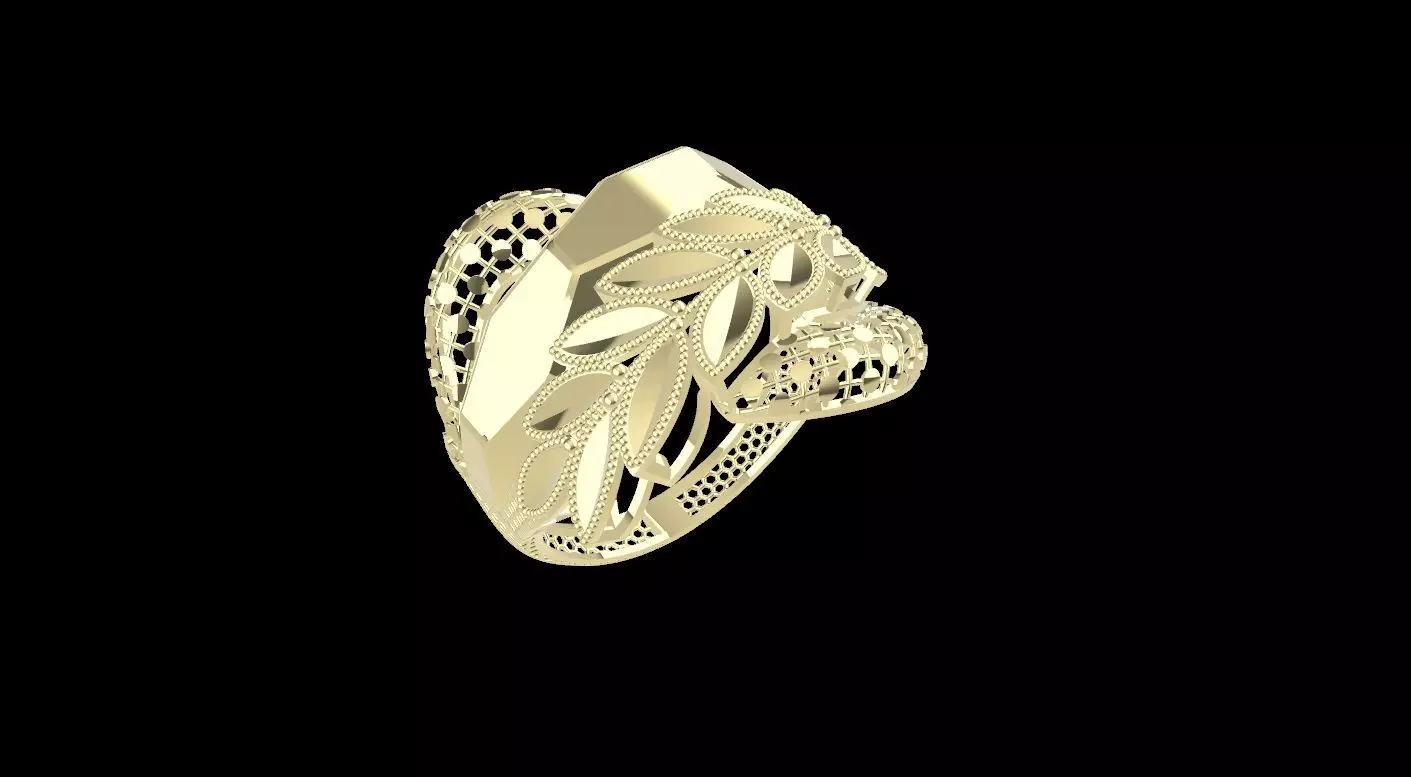 rings 3D print model_0