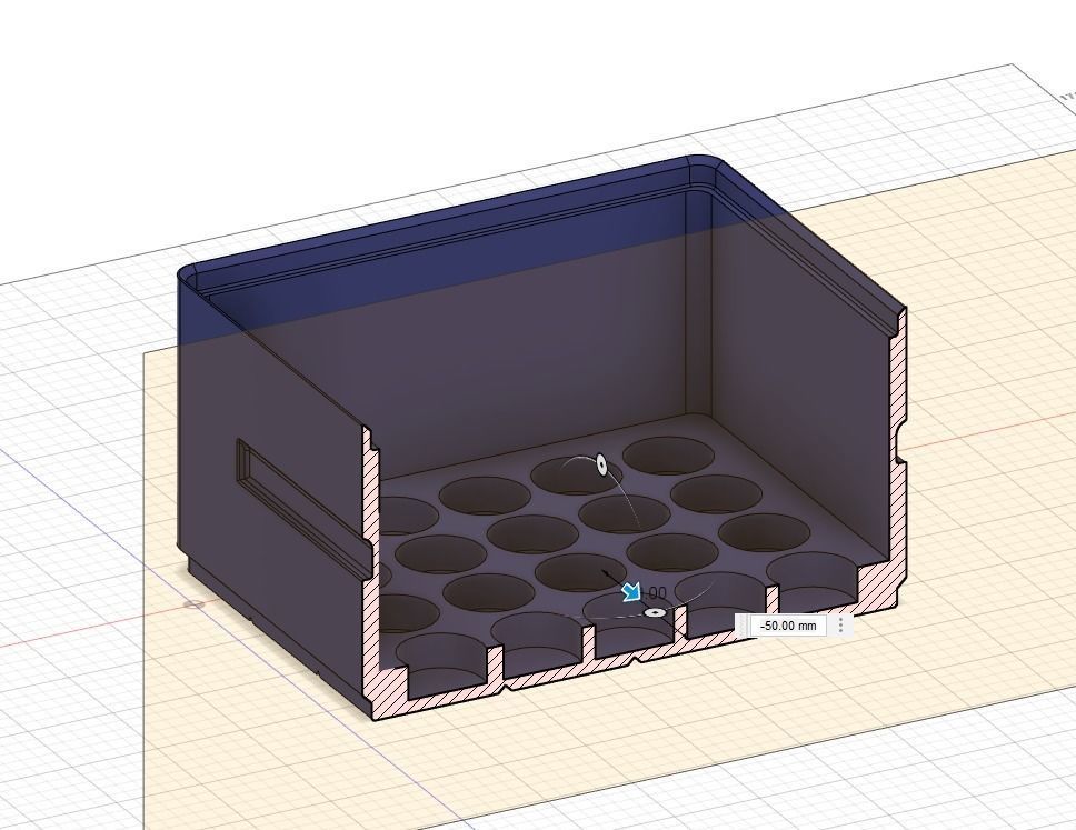 Stackable Humbrol Paint 14ml Acrylic Dropper Storage Boxes 3D print model_7