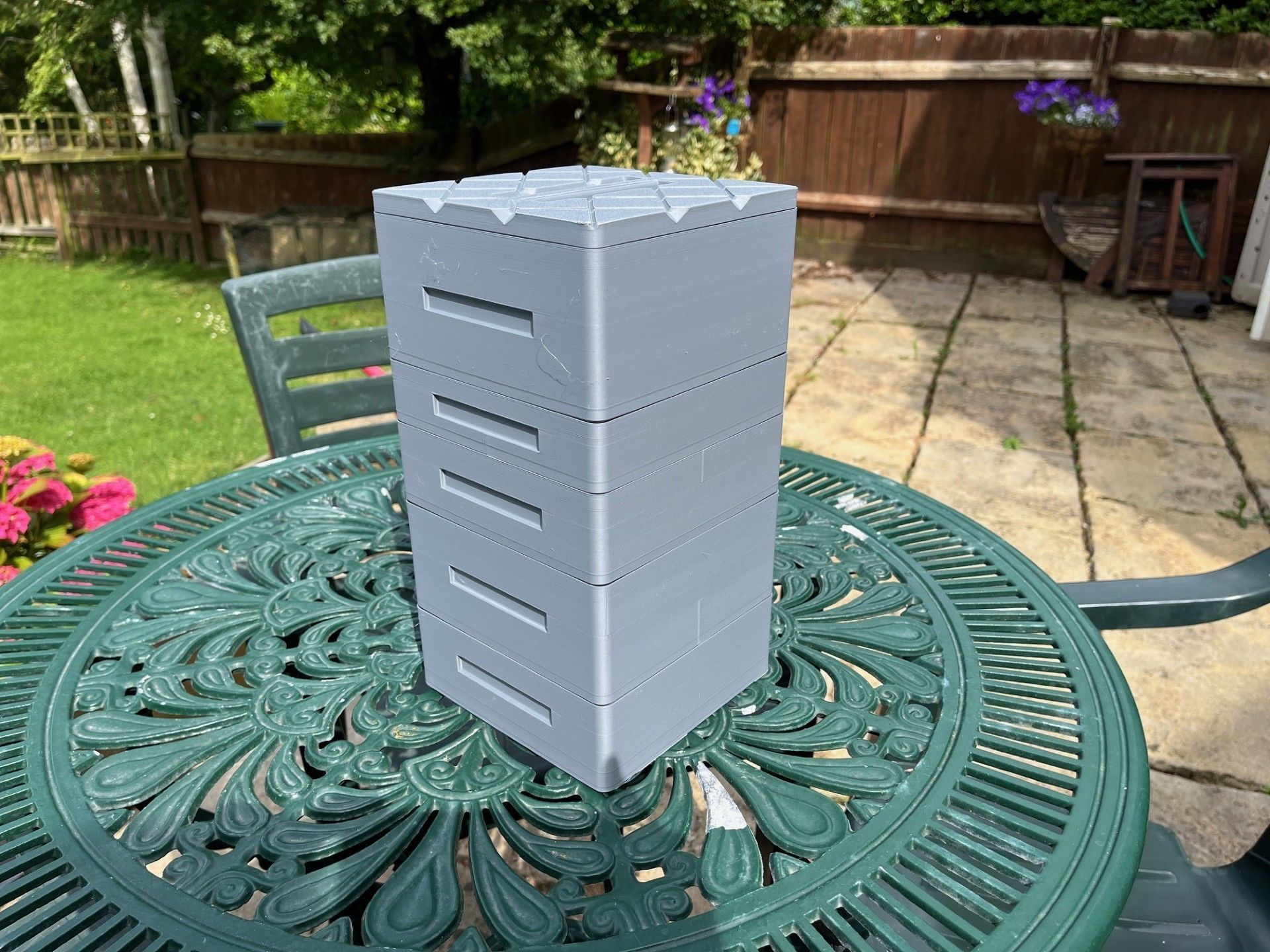 Stackable Humbrol Paint 14ml Acrylic Dropper Storage Boxes 3D print model_14