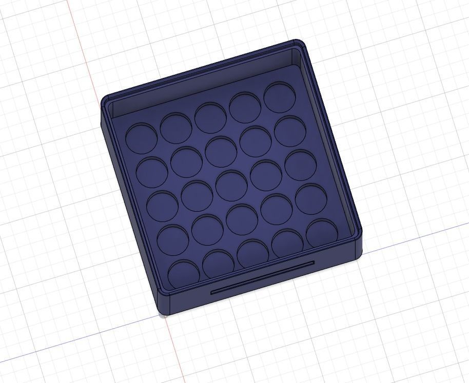 Stackable Humbrol Paint 14ml Acrylic Dropper Storage Boxes 3D print model_4