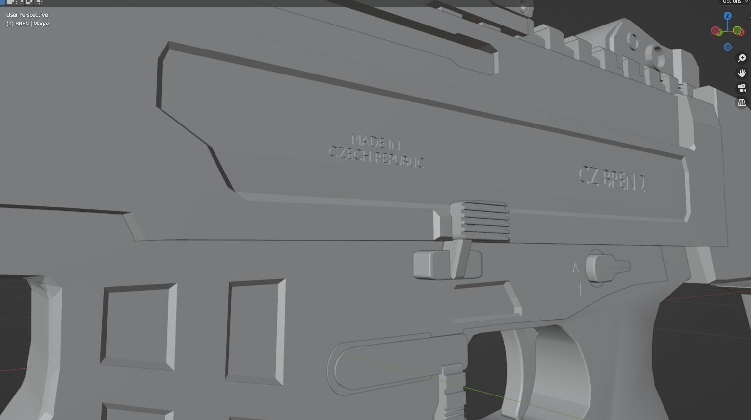 CZ-805 Bren 3D model_2