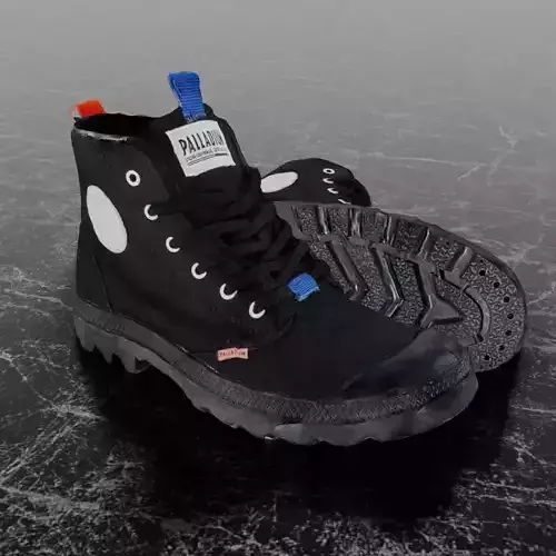 PALLADIUM PAMPA MONO METRO BLACK 3D SHOES
