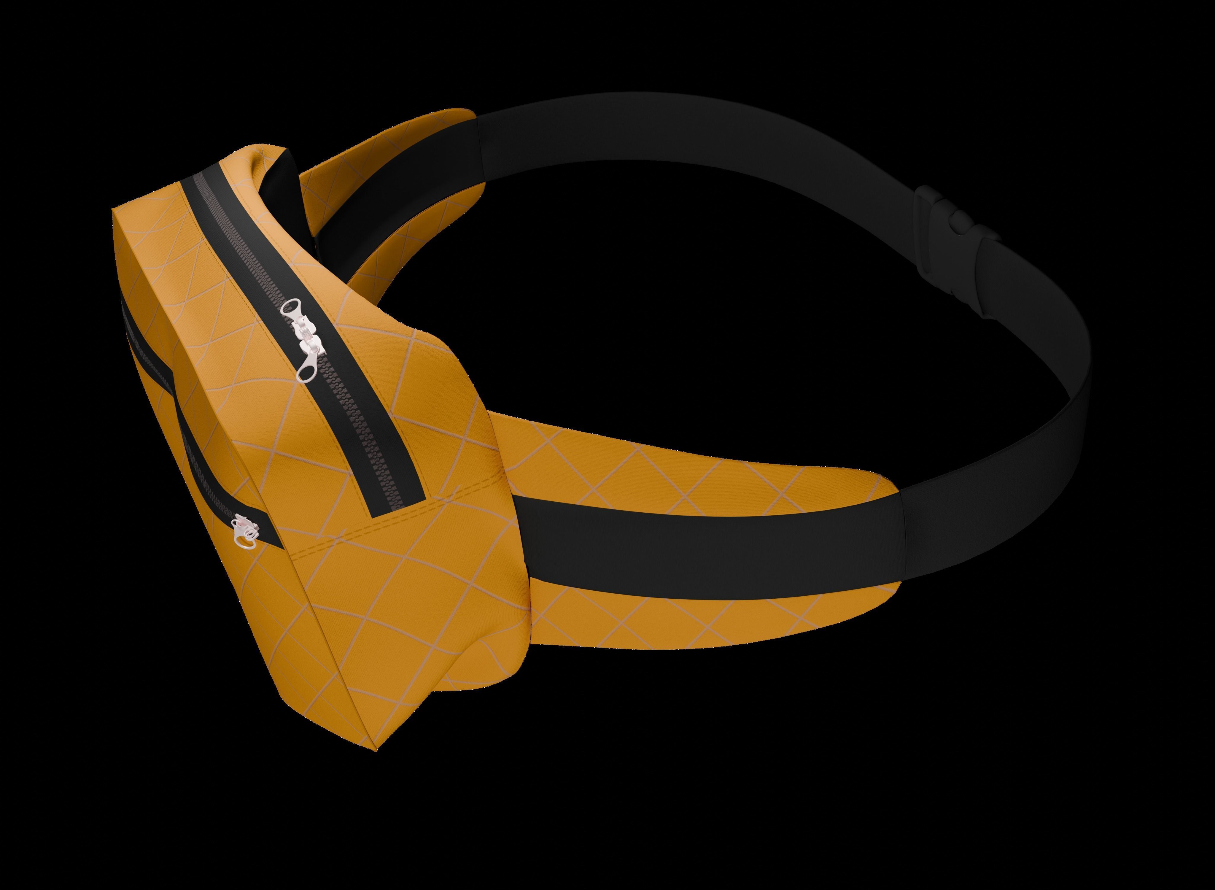 Waistbag pack 3d PBR Model 3D model_11