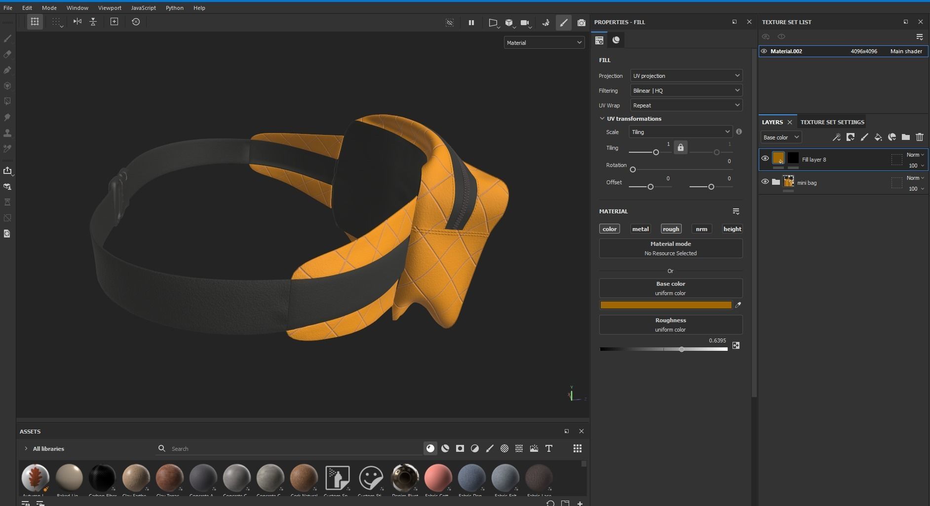 Waistbag pack 3d PBR Model 3D model_22