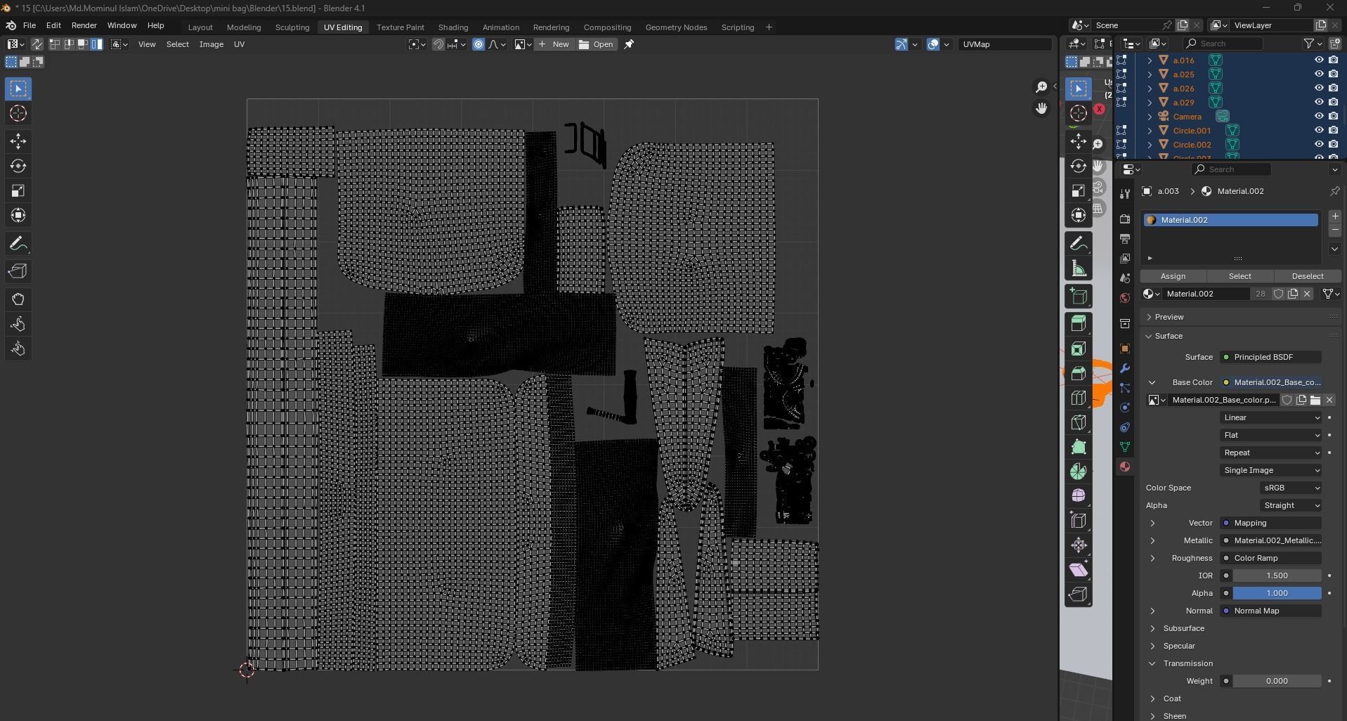 Waistbag pack 3d PBR Model 3D model_20