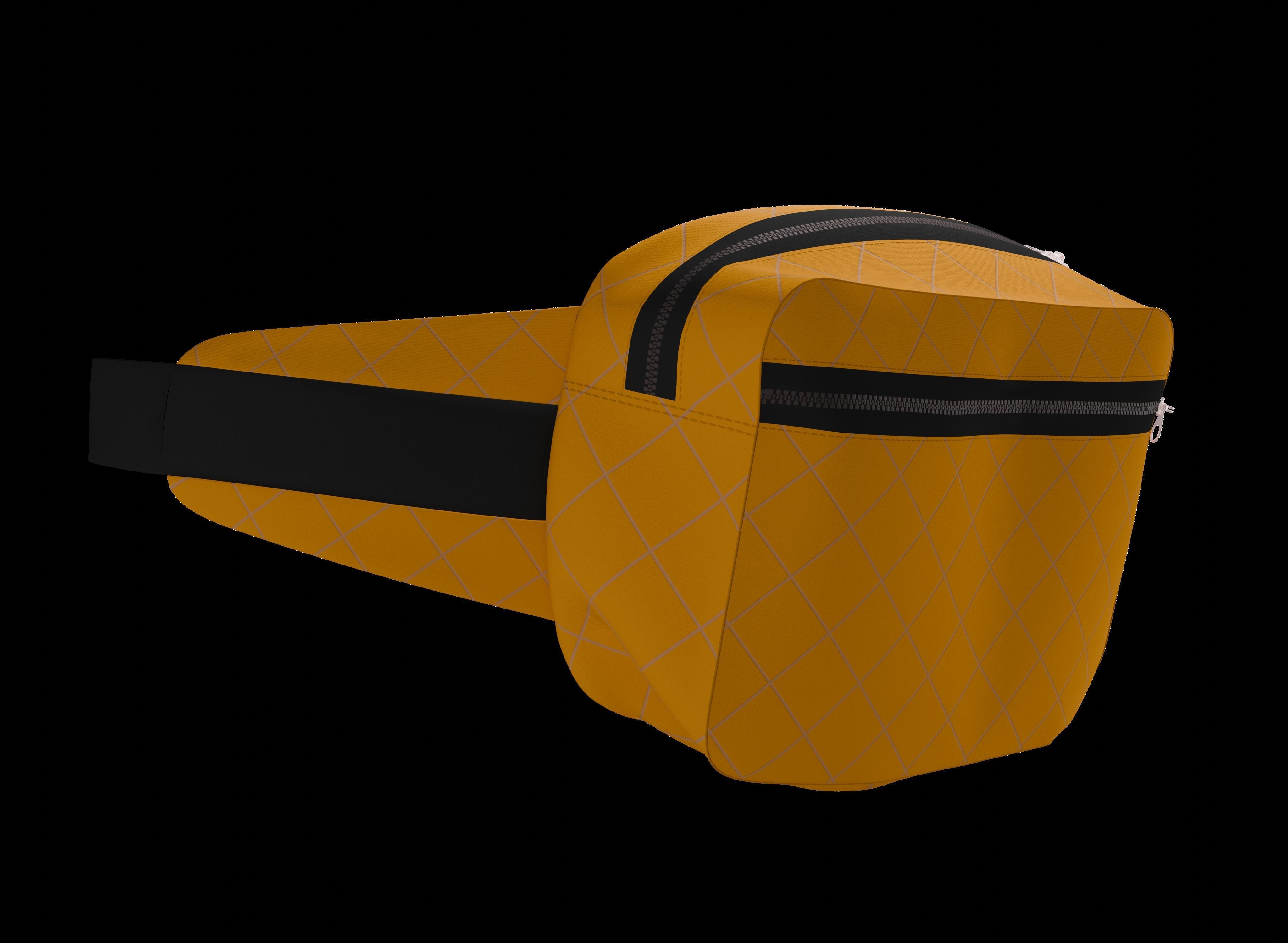 Waistbag pack 3d PBR Model 3D model_16