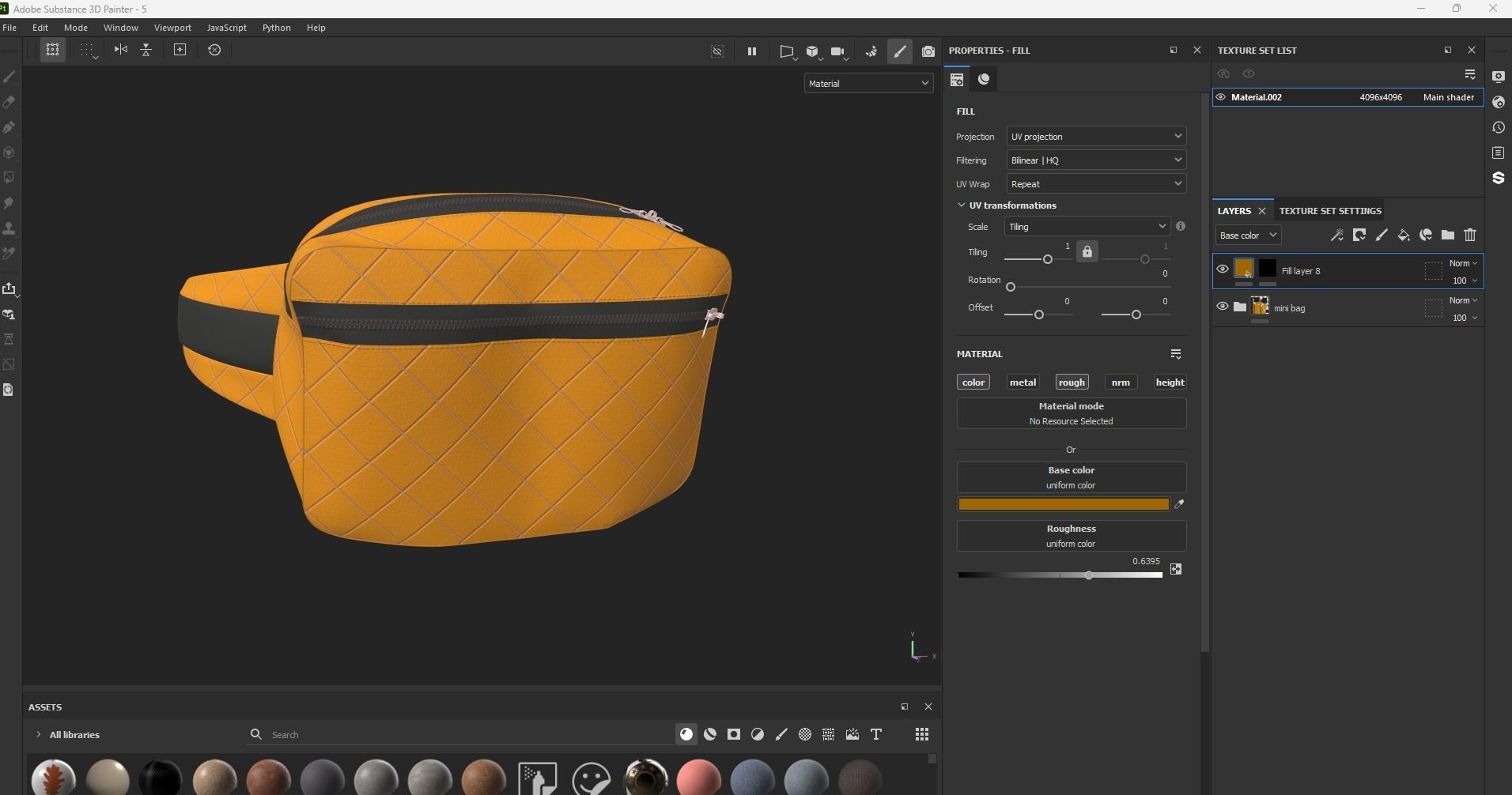 Waistbag pack 3d PBR Model 3D model_21