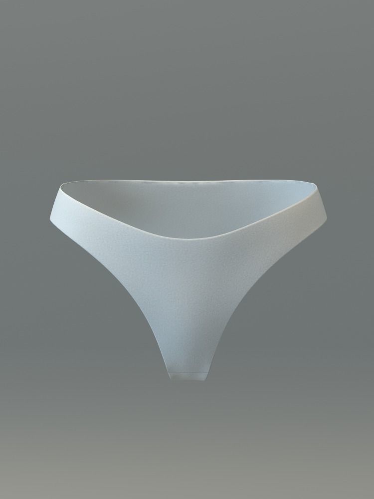 Basic Cheeky Bottom 3D model_4