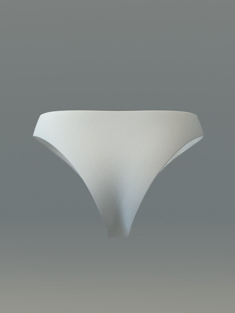 Basic Cheeky Bottom 3D model_5